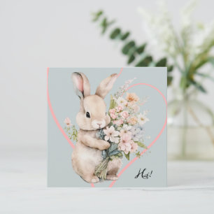 Convites Bunny & Bouquet 