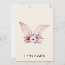 Convites Bunny Ears Easter Party Invitation