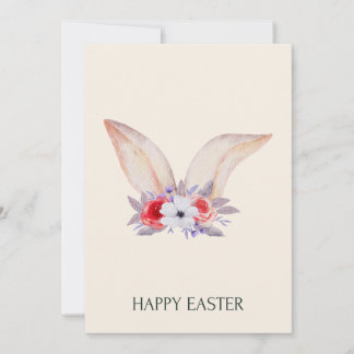 Convites Bunny Ears Easter Party Invitation