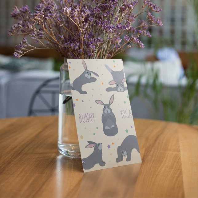 Convites Bunny Yoga (Criador carregado)