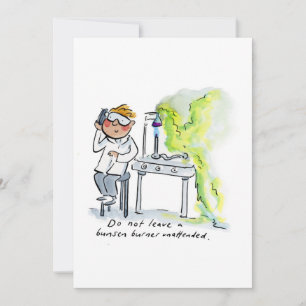 Convites Bunsen Burner