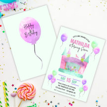 Bunt House Jump Trampoline Girl Birday Digital