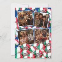 Buon Natale Saudação Real Azul