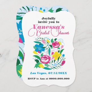 Convites Buquê brilhante.