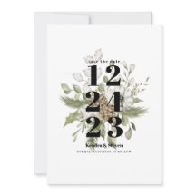 Buquê da Floresta Verde e Branca de inverno |