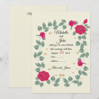 buquê de casamento rosa vermelha, Chá de panela