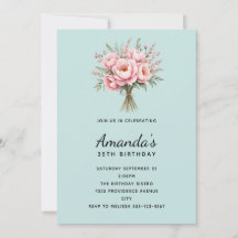 Buquê de Flores de Peônia Rosa Bonito de Aniversár