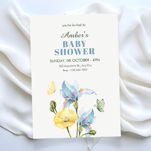 Convites Buquê de flores minimalista