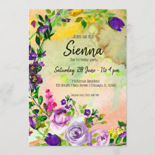 Convites Buquê de flores para todas as ocasiões