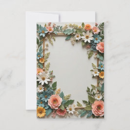Convites Buquê de fundo azul claro do casamento das flores
