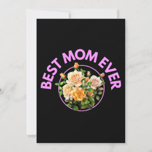 Convites Buquê de Rosas Melhor Mãe do Mundo Presentes Dia d