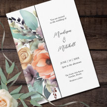 Buquê Floral Boêmio Aquarela