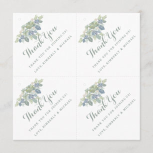 Convites Buquê Personalizado Suculto Obrigado Marca Favoráv