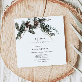 Convites Buquê verde-inverno