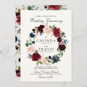 Convites Buquê Wreath  Casamento Floral