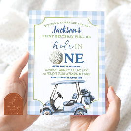 Convites Buraco Azul De Papoila Em Um Garoto No Primeiro An