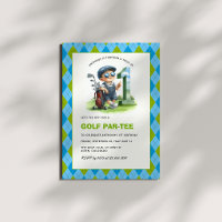 Buraco de Um Golfe Par-Tee Aniversário de 1 ano Me