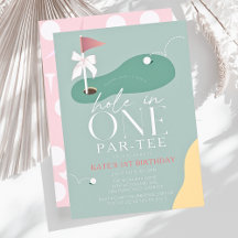 Buraco em Um Golfe Fairway Par-Tee Menina 1º Anive