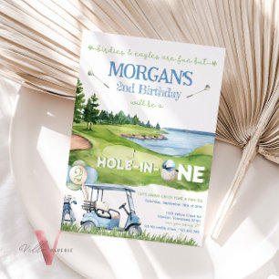 Convites BURACO EM UM, qualquer Idade, Mestre de Golfe, Con