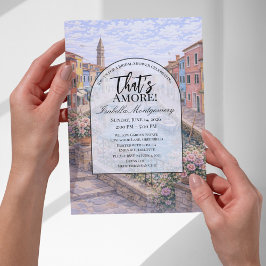 Convites Burano Italian Themed Bridal Shower