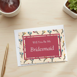 Convites Burgundy Floral Você Será Minha Proposta De Brides