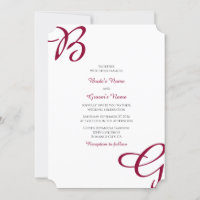 Burgundy Maroon inicia Casamento outono de outono