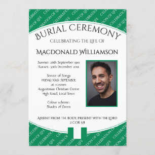 Convites BURIAL CEREMONY Funeral NIGÉRIA Foto