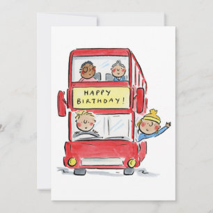 Convites Bus Birthday