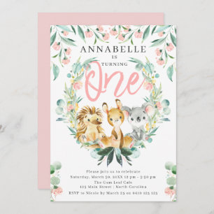 Convites Bush Safari 1rua Aniversário