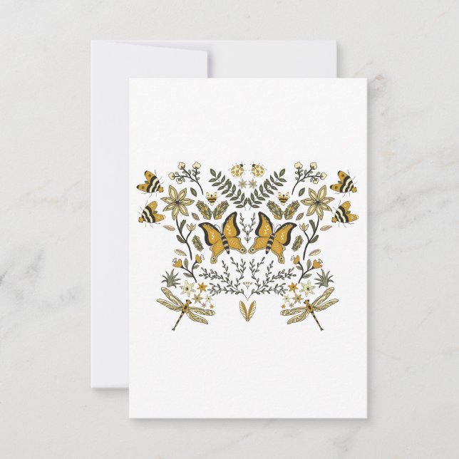 Convites Butterflies Garden (Frente)