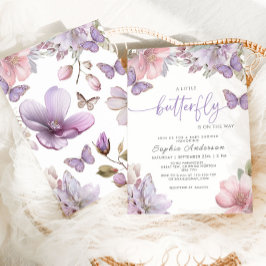 Convites Butterfly Baby Shower 