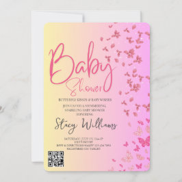 Convites Butterfly Baby Shower