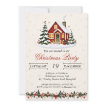Cabana de Natal Vintage Nórdica Festa de Férias