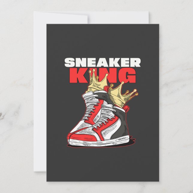 Convites Cabeça de Neaker King Sneaker (Frente)