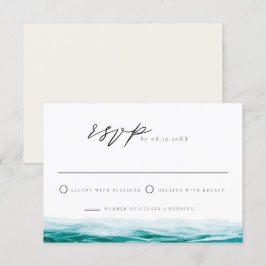 Convites Cabo Mexico Ocean Beach Tropical RSVP Card