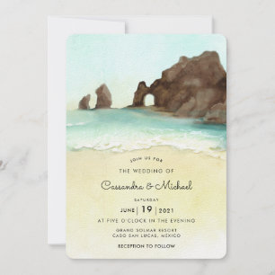 Convites Cabo San Lucas El Arco Casamento de Destino
