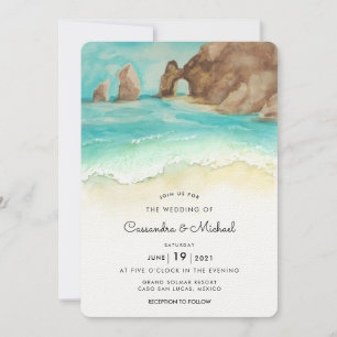 Convites Cabo San Lucas El Arco Inv. Casamento De Desti