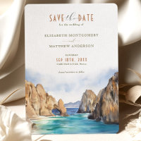 Cabo San Lucas México Salva o Destino da Data