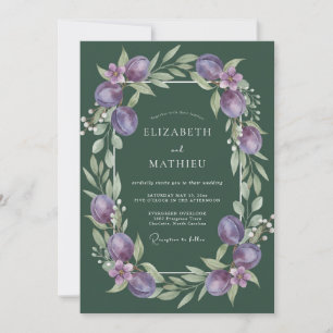 Convites Caça Âmbar Ranunculus Eucalipto Casamento
