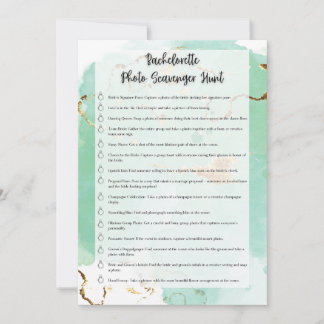 Convites Caça ao Tesouro de Fotos de Solteira