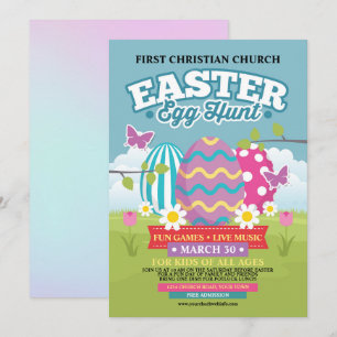 Convites Caça aos Ovos de Páscoa