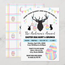 Caça de Ovo de Páscoa e Veado de Brunch com Bunnie