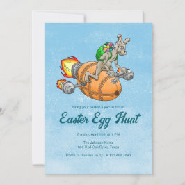 Convites Caça de Ovo do Rocket Bunny