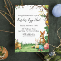 Caça De Ovos De Páscoa De Leite