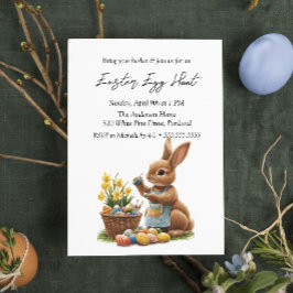 Convites Caça de Ovos de Pintagem Coelho