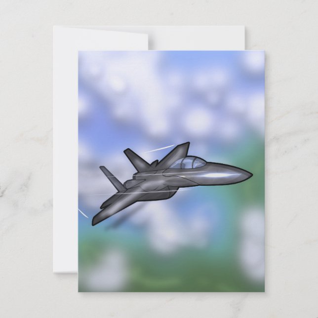 Convites Caça F-15 (Frente)