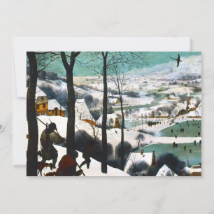 Convites Caçadores na Paisagem de Neve de Pieter Bruegel