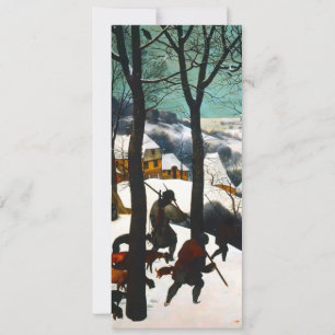 Convites Caçadores na Paisagem de Neve de Pieter Bruegel