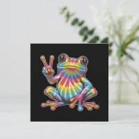 Cachorro Amante de Rã Engraçado Tie-Dye Rã Sinal d