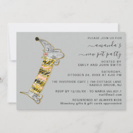 Convites Cachorro Bonito, Nova Cinza do Partido Pet House